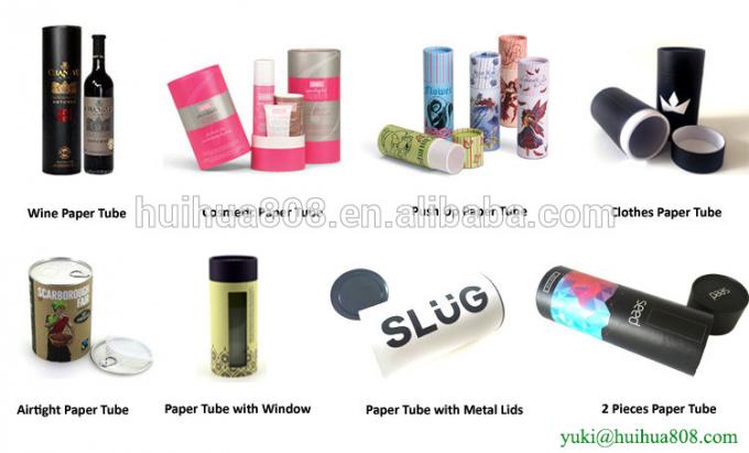 Tubo de empacotamento do papel quadrado de Livro Branco de papel de embalagem do cartão do empacotamento de alimento do cosmético