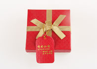 Caixas de presente atuais do cartão de Packaing do vermelho para o relógio/chocolate/colar