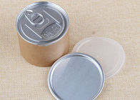 O composto do papel da aprovação de FDA enlata tampas abertas fáceis do alumínio das latas do papel de embalagem