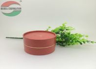 Cylinder Shape Red Paper Tube Packaging For Gift Cosmetic SGS FDA