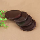 Customized Logo PE Plastic Lids 73mm Brown Color For Paper Pop Can