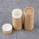 Dos recipientes redondos do cilindro do papel de embalagem De óleo essencial extremidade aberta fácil
