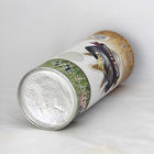 latas compostas de papel Eco-amigáveis Água-resistidas para o macarronete que empacota, cartucho de papel para o alimento