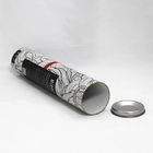 Tubo de carimbo de prata que empacota, latas de papel do papel de embalagem da tampa da lata do estiramento do vinho, Printting personalizado