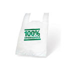 A fécula de milho do PLA fez a 100% sacos de plástico Compostable biodegradáveis Logo Design
