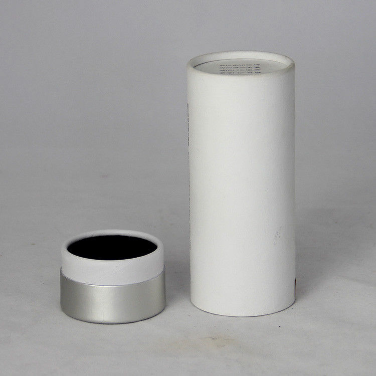 latas Eco-amigáveis do Livro Branco que empacotam com a tampa de prata para cosméticos