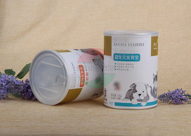 As latas compostas do papel hermético reciclável colorido feito sob encomenda da Alimento-categoria forram o pacote dos cartuchos