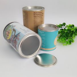Hot Stamping Paper Composite Can Packaging For Chocolate Powder / Coffee Powder / Milk Powder