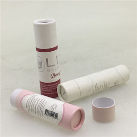 Moisture Proof CMYK Cylinder Paper Jars For Cosmetic Bottle Packaging
