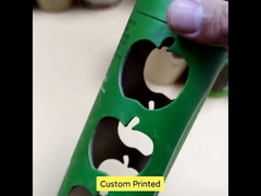 Containers de embalagem recicláveis de tubos de papel de cilindro impressos sob medida