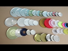 Caixa de lata de prata hermética, fácil de abrir, 0,21 a 0,23 mm de espessura