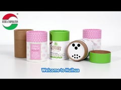 Tubos de papel com tampa de agitação