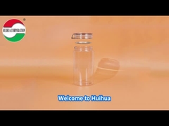 Canos de PET transparentes, frascos de plástico selados