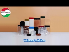 Cilindro de plástico transparente