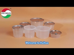 Cilindro de plástico transparente