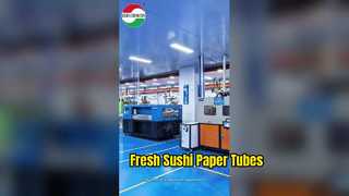 tubo de papel de sushi