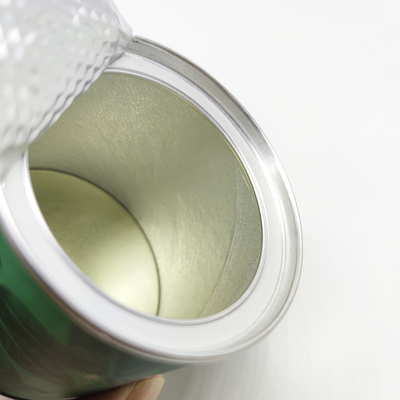 Find Similar Easy Open Aluminum Lid Customized Size Printed Logo Cylindrical Round Packaging Paper Cardboard Tube For Protein Powder / Coffee