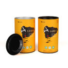 O composto do papel do alimento do produto comestível de FDA enlata em volta da lata de lata do café com cópia