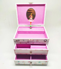 PMS que imprime a caixa da princesa Ballerina Dancing Drawer das crianças da caixa de música do presente da joia