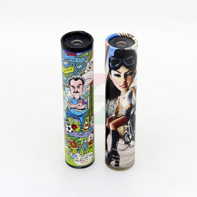 Luxury Round Custom Size Paper Tube Packaging for Essential Oils and Cosmetic Bottles
