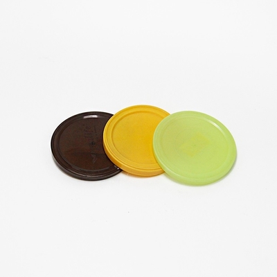 Custom Color 99mm Plastic Lid 8g PE Cover Dust Cover For Tin Paper Can