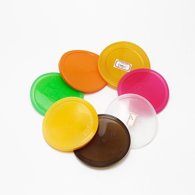 Custom Color 99mm Plastic Lid 8g PE Cover Dust Cover For Tin Paper Can