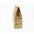 Sacos de embalagem biodegradáveis ​​CMYK Artesanato Kraft Mercearia Take Away Saco de papel para alimentos