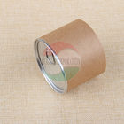 Tubo de alumínio personalizado do papel de embalagem do anel da aba da tração do tamanho para o empacotamento Nuts