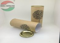Embalagem do tubo do papel de embalagem De garrafa de vinho com logotipo impresso/tampa de madeira da cortiça