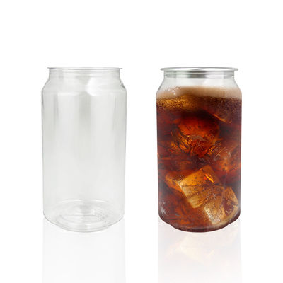 210ml Capacity Plastic Food Jar Jars With Aluminum Easy Open Lids