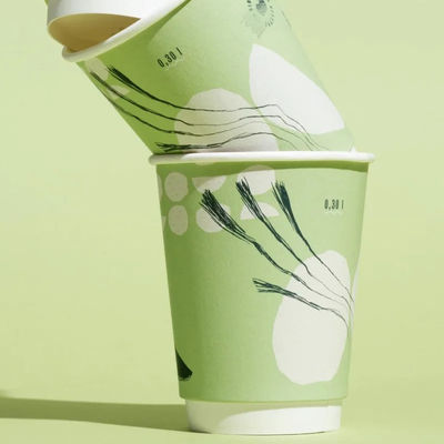 HUIHUA Disposable Water Drinking Food Packing Container Paper Cups Custom Logo Printing