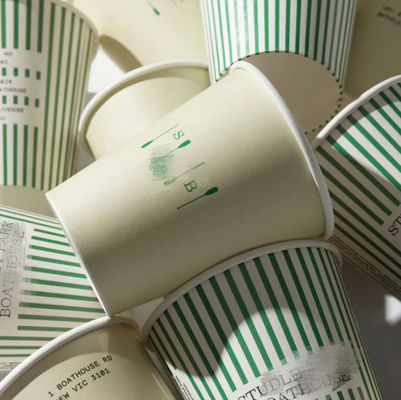 HUIHUA Disposable Water Drinking Food Packing Container Paper Cups Custom Logo Printing