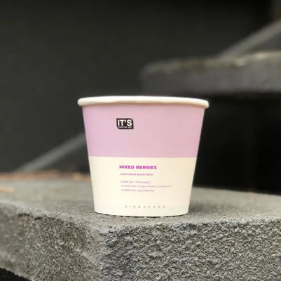 Disposable Biodegradable OEM Custom Design Ice Cream Drinking Food Packing Container Paper