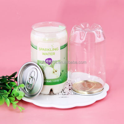 Food Grade Clear Plastic Juice Jars Plastic Soda Can