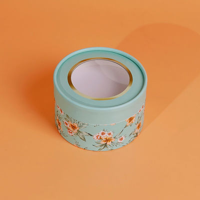 Customizable Eco-friendly Windows Paper Tube Packaging For Food And Spice Various Sizes And Printing Options Available
