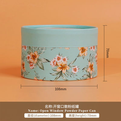 Customizable Eco-friendly Windows Paper Tube Packaging For Food And Spice Various Sizes And Printing Options Available