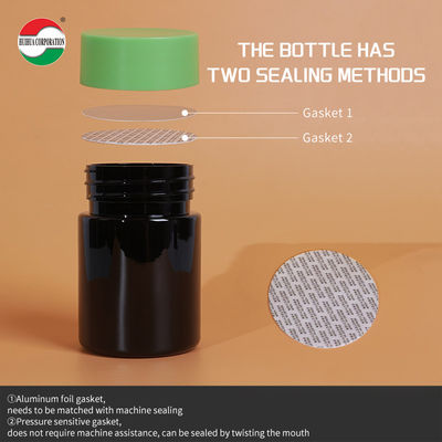 China Factory Customized Lucifugal Stronge PET Plastic Can for Candies Soft Sweets