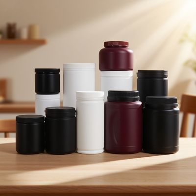 Customized Good Quality HDPE Plastic Can for Health Care Products