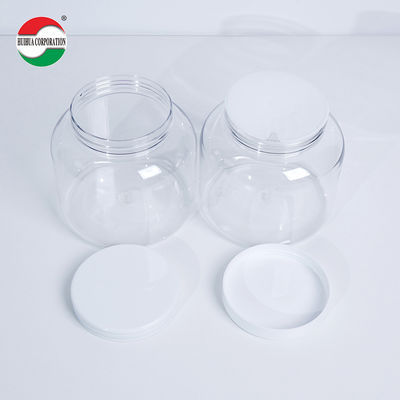 Different Capacity OEM Service Clear PET Can Plastic Jar for Milk Powder Screw Top Jars