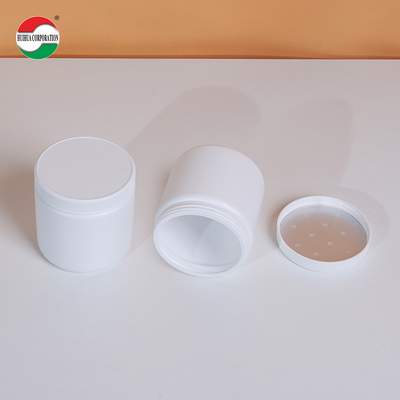 500ml Clear Plastic Cylinder HDPE Bottle For Weed Packaging With Good Sealing Food Grade HDPE500-D194e