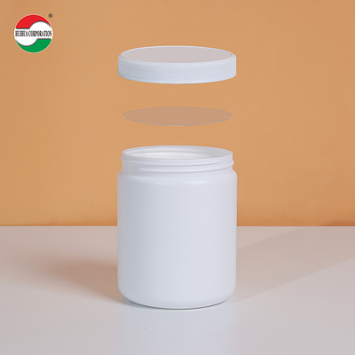 600ml Clear Plastic Cylinder HDPE Bottle For Medicine Packaging With Good Sealing And Eco-Friendly Material HDPE600-D146