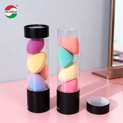 Recycled Cylinder Packaging Tube with Clear Window for Clothes Toys Kraft Paper Gift Cosmetic Bottle Box