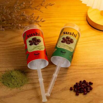 food Grade OEM Sushi Push-Up Tube and PP Sauce Tube Set for Soy Sauce Takeaway Condiments Food Packaging Length