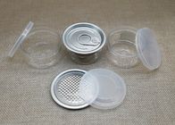 Os mini recipientes de alimento plásticos com tampa Open fácil podem empacotamento do chá de erva