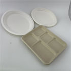 A louça biodegradável da placa de papel da polpa do bagaço da cana-de-açúcar dos utensílios de mesa ajusta-se