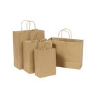 Tamanho personalizado que imprime biodegradável de Logo Kraft Paper Packaging Bag reciclado