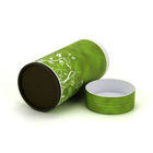 Tubo de papel inteiro redondo verde que empacota para o empacotamento do chá