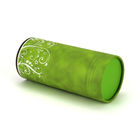 Tubo de papel inteiro redondo verde que empacota para o empacotamento do chá