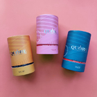 Caixa cosmética de empacotamento do tubo do papel de óleo essencial do tubo CMYK do perfume luxuoso feito sob encomenda