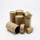 Recipientes de empacotamento impressos feitos sob encomenda do chá reciclável do tubo do papel de embalagem do cilindro